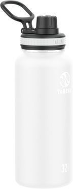 Takeya White Originals Vacuum-Insulated Stainless-Steel Water Bottle by Takeya