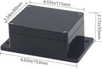 Project Box ABS Black Electrical Boxes IP65 Outdoor Waterproof Box Electronic - Image 3