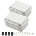 Zulkit 2pcs Junction Box ABS Plastic Dustproof Waterproof IP65 Electrical Boxes by Zulkit