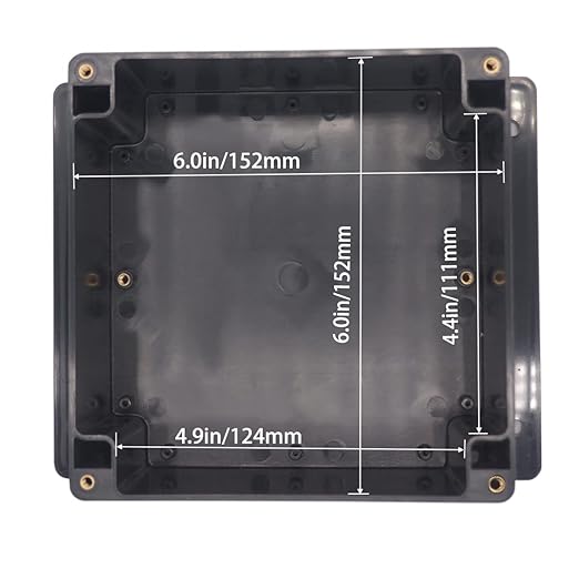 Watertight Junction Box, IP67 Waterproof Project Box Durable ABS Plastic - Image 5