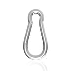 Carabiner, Heavy Duty Galvanized Steel Spring Snap Hook Carabiner Clips by High-PQ