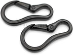 CRAFTMEMORE 2pcs 2 Inches Carabiner Spring Snap Hook Paracord Camping Keychain - Image 3