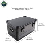 Overland Vehicle Systems Aluminum Box Storage 53QT - Image 3