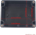 Project Box IP65 Waterproof Junction Box ABS Plastic Black Electrical Boxes DIY - Image 3