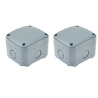 NineLeaf Small Outdoor Waterproof Electrical Junction Box, IP66 Project Box by NineLeaf