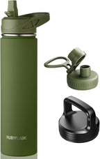 RUBYFLASK 24oz Insulated Water Bottle by RUBYFLASK