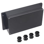 Junction Box IP65 Waterproof ABS Plastic Electrical Project Case Power Junction by Otdorpatio