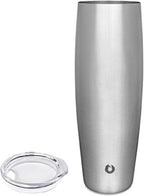 SNOWFOX Insulated Beer Glass, Premium Vacuum Insulated Stainless Steel by Snowfox
