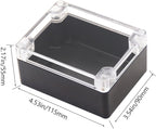Project Box IP65 Waterproof Junction Box ABS Plastic Black Electrical Boxes DIY - Image 2