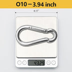 Stainless Steel Carabiner Clips Heavy Duty.Spring Snap Hook Carabiner 12 Pack. - Image 5