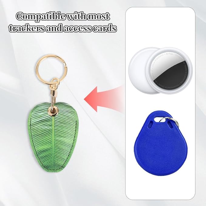 Leather Keychain Case Holder Compatible - Image 4