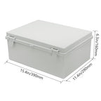 Zulkit Junction Box ABS Plastic Waterproof IP65 Electrical Boxes Hinged Shell - Image 2