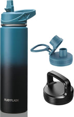 RUBYFLASK 24oz Insulated Water Bottle by RUBYFLASK