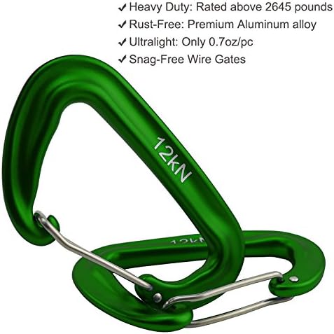 12kN 3.2"x2" Heavy-Duty Carabiner Clips - Image 2