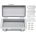Electrical Waterproof Custom Junction Box, Outdoor Hinged Clear Cover Stainless by AIRTAK
