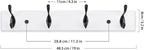 Badiano Wooden Coat Rack, Wall-Mounted Organizer - Image 2