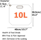 SUPANT Collapsible Emergency Water Jug Container Bag, BPA Free Plastic Water - Image 6