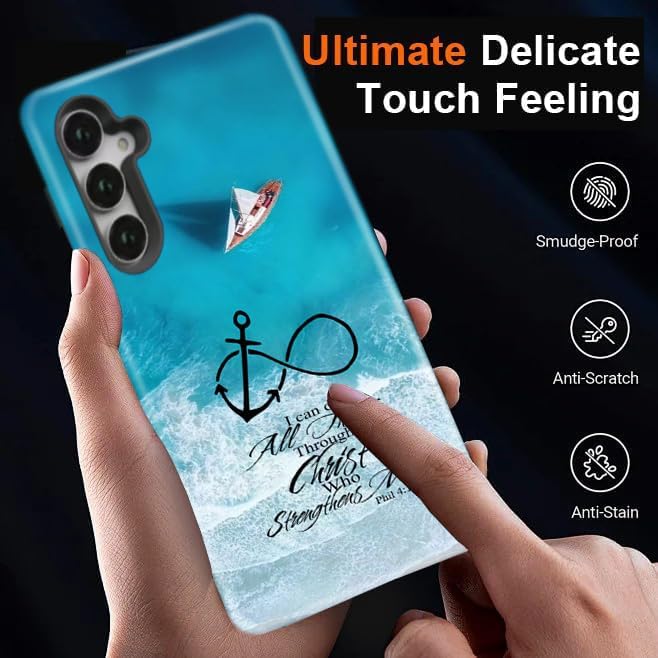 Compatible for Samsung Galaxy A56 5G Case, Dual Layer Heavy Duty 2 in 1 - Image 7