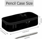 Black Cat Pencil Bag Cute Pet Animal Golden Round Eyes Big Capacity Pencil Case - Image 2