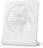 Small Desk Fan, Rechargeable USB Fan Battery Operated, Ultra Quiet, Strong Wind by Tevelecin