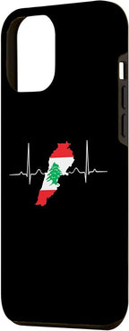 Lebanon Heart Lebanese Heartbeat Vintage Lebanon Map Case - Image 2
