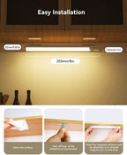 Under Cabinet Lighting 8 Inch 6-Pack, Rechargeable Motion Sensor Light Indoor - Image 3