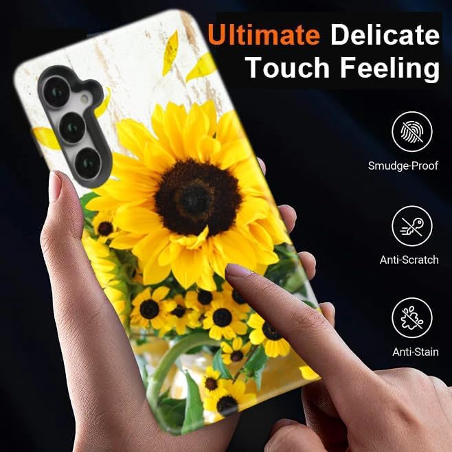 Compatible for Samsung Galaxy S25 5G Case, Dual Layer Heavy Duty 2 in 1 - Image 7
