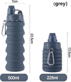 Collapsible Water Bottles 4 PackTravel water bottle Sports Portable Water - Image 2