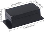 2 Pack Project Box IP65 Waterproof Junction Box ABS Plastic Black Electrical - Image 2