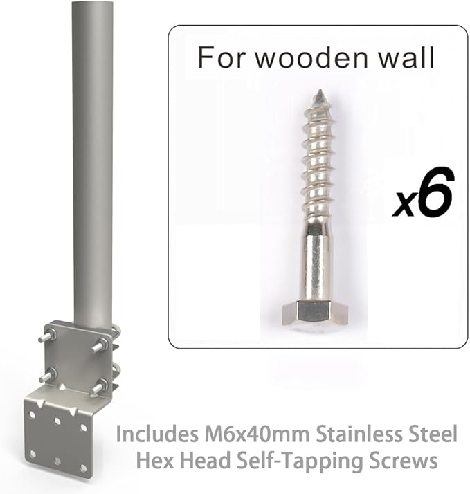 Technical Pole Mount Accessory for Outdoor Antennas & Weather Station – - Image 6