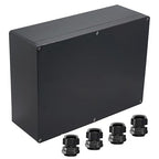 Junction Box IP65 Waterproof ABS Plastic Electrical Project Case Power Junction by Otdorpatio