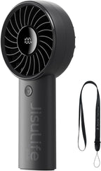 JISULIFE Handheld Portable Fan, Stronger and Longer-Lasting: 5 Speed, 5000mAh by LivechillStaycool