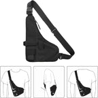 Universal Radio L Shape Chest 2 Pockets Harness Tactical Vest Nylon Vest Walkie - Image 2