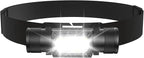 Rechargeable Headlamp, 1800 Lumen Super Bright Lightweight 0.25 lb by Gsvyaniv