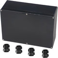 Project Box ABS Black Electrical Boxes IP65 Outdoor Waterproof Box Electronic by Raculety