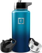IRON °FLASK Camping & Hiking Hydration Flask - 32 oz Dark Night by IronFlask