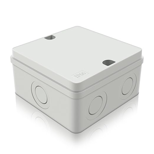 SuperInk Outdoor Junction Box IP66 Waterproof Electrical Enclosure 4.2 x 4.2 x by SuperInk