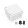 SuperInk IP65 Junction Box, 1PK White Outdoor Electrical Enclosure by SuperInk