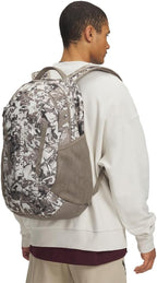 Under Armour Unisex Hustle 6.0 Backpack Taupe Dusk/Taupe Dusk/Summit White One - Image 3