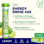 Zipfizz Daily Energy Drink Powder, 20 Pack | 3-in-1 Sustained Energy, Rapid - Image 4