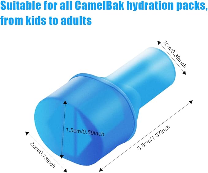 Big Bite Valve Replacement Mouthpiece Water Hydration Bladder Valve 4 Pack - Image 7