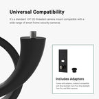 Holicfun Flexible Twist Mount for Indoor and Outdoor Security Cameras, - Image 3