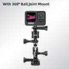 Aluminum 360 Degree Rotation Camera Mount, Metal Bracket Adapter, Aluminum - Image 5