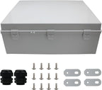 MAKERELE Large Junction Box Waterproof Plastic IP67 Vented Outdoor Enclosure by MAKERELE