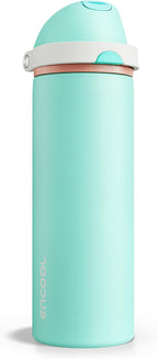 Insulated Water Bottle with Straw by ENCOOL
