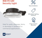 Lithonia Lighting BarnGuard LED Barn Light, Dusk to Dawn Outdoor Lighting - Image 2
