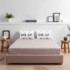 Black Golf Clubs Pillow Covers 12 X 20 Sports Themed Decor Symbol Golf Set of 2 - Image 7