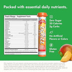 Zipfizz Daily Energy Drink Powder, Peach Mango, 20 Pack | 3-in-1 Sustained - Image 3