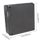 Junction Box, Reserved Holes Electrical Boxes Waterproof IP65 ABS Plastic - Image 2