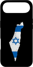 Israel National Flag Distressed Map Case by Unknown